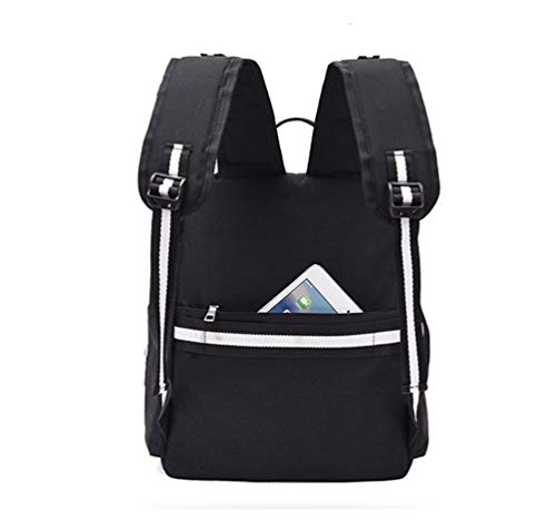 Baby Nappy Bag Backpack Diaper Bags Large Capacity Travel Maternity Bag,Stroller Organizer Straps Attached,with USB Port,Waterproof (Black)