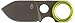 Gerber GDC Money Clip Fixed 1.7 in Blade Stainless Handle