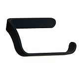 MARMOLUX ACC Toilet Paper Roll Holder One-piece Metal Black Non-Corrosive Wall Fixture from the Hawaii Collection of Bathroom Accessories
