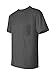 Gildan Mens 6.1 oz. Ultra Cotton Pocket T-Shirt G230 -CHARCOAL XL