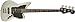 Squier by Fender 378800591 328800591 Vintage Modified Jaguar Special Short Scale Bass, Silver