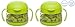 Ubbi Tweat No Spill 2 Pack Snack Container for Kids, BPA-Free, Toddler Snack Catcher, Green/Green