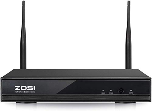 ZOSI Wireless Security Cameras System, H.265+ 8CH 1080P HD Network IP NVR with 1TB Hard Drive, Only 
