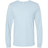 Bella Canvas Unisex Jersey Long-Sleeve T-Shirt Baby Blue