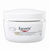 Eucerin Q10 Anti-Wrinkle Sensitive Skin Creme 1.7 oz (Quantity of 3)