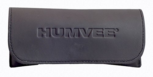 HUMVEE HMV-57B-TAN Polarized Bayonette Style Military Sunglasses with Gray Lens and Khaki Tan Frame, 57mm