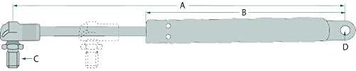 Gas Spring Cab Tractor For Door Or Window Compatible For Case Ih Fritzmeier John Deere Amazon Co Uk Diy Tools
