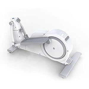 Eliptical Trainer Elliptical Machine Mini Stepper Fitness Exercise Trainer Quiet Stand Up Trainers For Home Office Elliptical Machine Trainer Cross Trainers (Color : White Size : 95 6x51x52cm)(Upgr