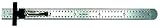 Mitutoyo, 950-301, Pocket Rule, STL, Inch, 32nds, 64ths, 6 in L