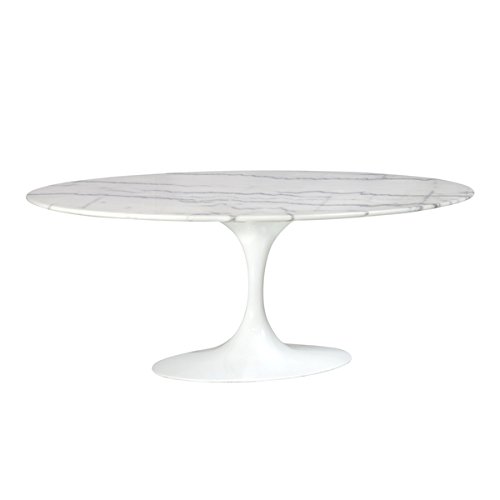 Design Tree Home Saarinen Style Tulip Marble Coffee Table