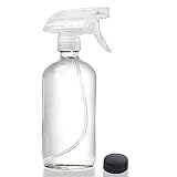 Glass Spray Bottle, Niuta 16 OZ Clear Glass Empty
