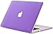 Kuzy Compatible with MacBook Pro 15.4 inch Case Model A1398 with Retina Display Soft Touch 15 inch Plastic Hard Shell Cover for Older MacBook Pro 15.4 inch, Light Purple