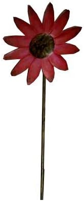 Craft Outlet Tin Daisy Flower Pick, 39-Inch, Red
