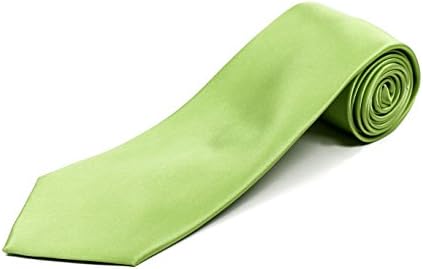 100% Silk Extra Long Premium Tie for Big and Tall Men - Solid Color Mens Necktie - Wedding Tie - 63” XL or 70” XXL