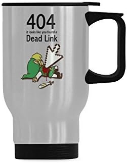 Funny Gift Coffee Mug Funny Gamers Mug Error 404 Dead Link Travel Mug Stainless Steel 14 Ounce Amazon Es Hogar