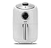 DASH Compact Air Fryer Oven Cooker with Temperature Control, Non-stick Fry Basket, Recipe Guide + Auto Shut off Feature, 2 Quart - White