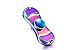 Top Notch Fidget Hand Spinner Stress Reducer Ultra Durable High Speed Ceramic Bearing Fidget Finger Toy for ADD ADHD Anxiety Autism Stress Relief (Rainbow, 2-Side Leaf)