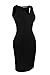 Heloise Women's Bodycon Sleeveless V-Neck Little Cocktail Party Dress