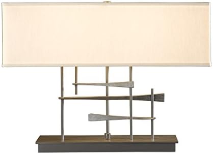 Hubbardton Forge 277670-1007 Cavaletti Table Lamp, Eclipse Shade, Bronze Finish