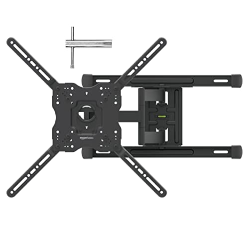 Amazon Basics Full Motion TV Wall Mount with Horizontal Post