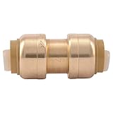 SharkBite 1-Inch Straight Coupling, Push-to-Connect, PEX, Copper, CPVC