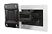 OmniMount OE120IW Recessed in-Wall Full Motion Articulating TV Mount for Most 42-80 Inch TVs, Easy Install and Hides Your Cables. Supports up to 120 pounds