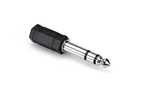 Hosa gpm-103 3.5 mm trs to 1/4 inch trs adaptor