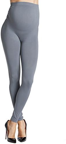 Preggo Leggings Women's Ice Ice Baby Maternity Leggings S/M Grey