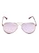 GUESS Factory Women's Metal Chain-Link Aviator Sunglasses