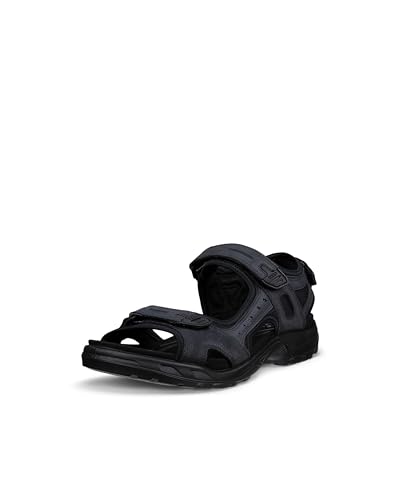 ECCO Men's Yucatan Sport Sandal, BLACK/BLACK, 8-8.5