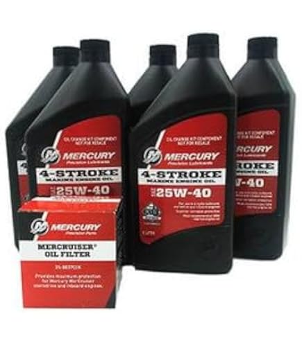 Amazon.com: Mercury Marine 92-8M0078627 4-Stroke (25W-40) Engine