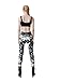 Raylarnia Women's Funky Digital Print Design Graphic Stretch Footless Fashion Leggings