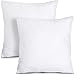 Utopia Bedding Microfiber Square Pillow (Standard 18x18, WHITE),  2 Pack primary