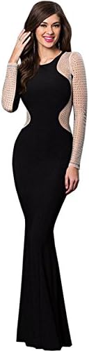 KSHUN Womens Dresses Sexy See-through Diamond Cocktail Dress Clubwear