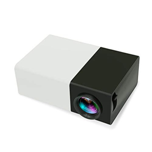 Mini Portable LED Projector, Smartphone Pocket Projector with AV USB SD HDMI for Video/Movie/Game/Home Theater Video Projector