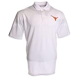 Texas Longhorns NCAA Mens Silhouette Poly Synthetic Polo Shirt by 289c