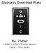 Stainless Steel Wallplate w/ HDMI, VGA, 3.5mm : 75-642
