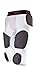 Cramer Skill 7 Pad Football Girdle With Integrated Hip, Thigh and Tailbone Pads, Lightweight Collegiate Football Girdle Designed for Speed, Moisture-Wicking and Fabric, White, X-Large