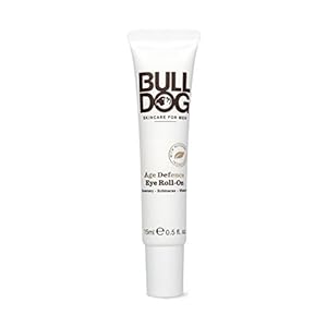 Bulldog Skincare Eye Roll On for Men, Age Defence, Rose, 15 ml