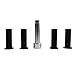 TIKSCIENCE Door Hinge Bushing Kit, Fit for 1986-2006 Jeep Wrangler, Bushings Repair Set Including Removal Tool - Mounting Pin, ABS Plastic and Aluminum Alloy Smooth Burr-Free