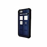 Tardis Doctor Who iPhone 5 case with extra protection- iPhone 5 cover, 2 piece rubber lining case