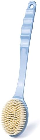 Soft!Non-slip Long Handled Massaging Body Brush Soft Bristle High Density Brushes Deep Clean No Hurt
