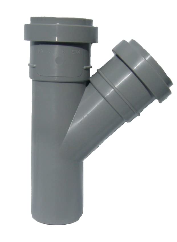 Branch 45 Degree 40 mm Y Shape Push Fit