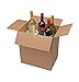 U-Haul Wine 6 Bottle Wine Shipping, Moving & Packing Kit - Includes a 14-13/16” x 10” x 15” Box & Styrofoam Inserts