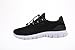 JUAN Men's Running Shoes Fashion Breathable Sneakers Mesh Soft Sole Casual Athletic Lightweight (11US/45EU,Men, Black)