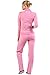 VERTIGO PARIS Women's Mock Neck Embroidered Lounge Tracksuit Jog Set