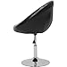 Best Choice Products Adjustable Tufted Round Swivel Accent Chair - Black