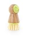 Full Circle FC11124 The Ring Fruit and Vegetable 2 in 1 Mushroom Cleaning Brush, Potato, Green