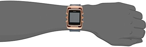 Meta Watch M1 Luxury Smart Watch for iPhone 4S and Above and Andriod 4.3 and Above Gold Plated and Blue Croc Style Strap - Limited Edition Gold Plated and Blue Croc Style Strap
