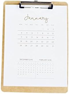 The Tulle Box 2017 Modern Foiled Wall Calendar